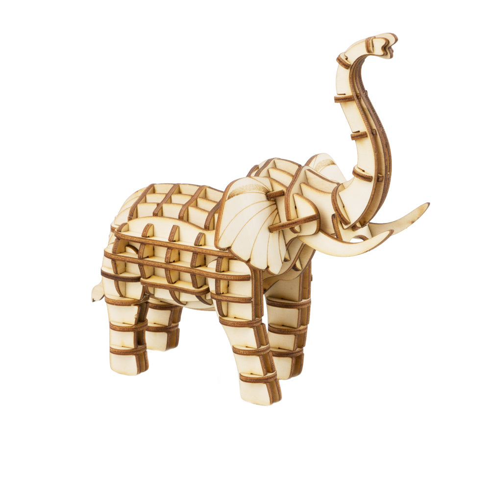 DIY Wood Elephant Model