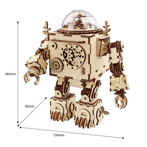 DIY Wood Steampunk Robot