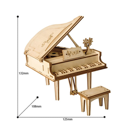 DIY Wood Grand Piano