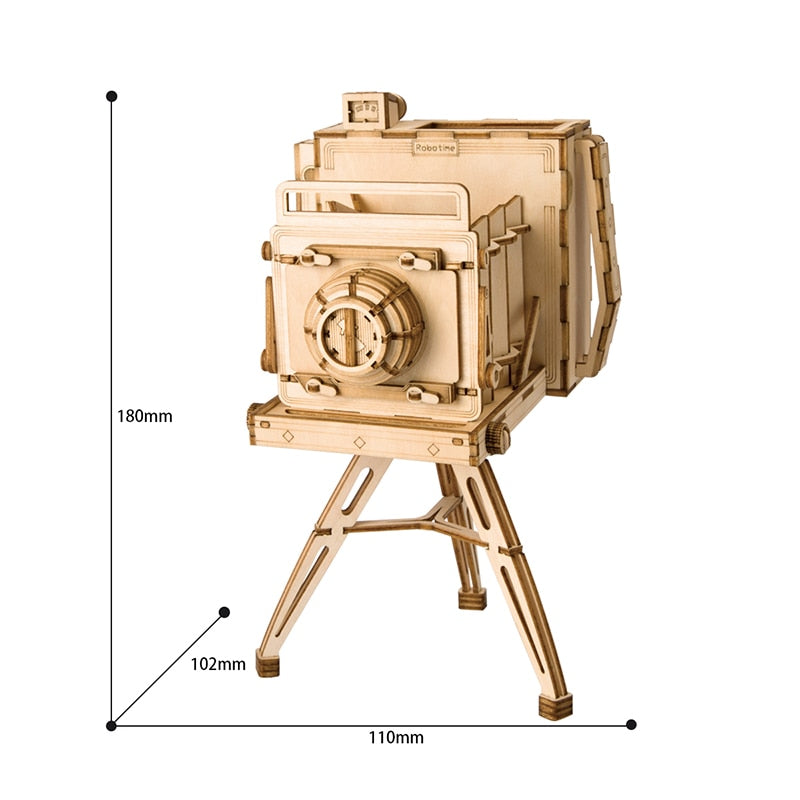 DIY Wood Vintage Camera