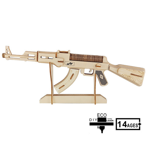 DIY Wood AK-47 Rifle