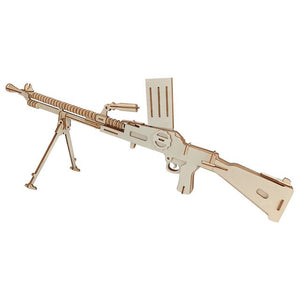 DIY Wood Light Machine Gun